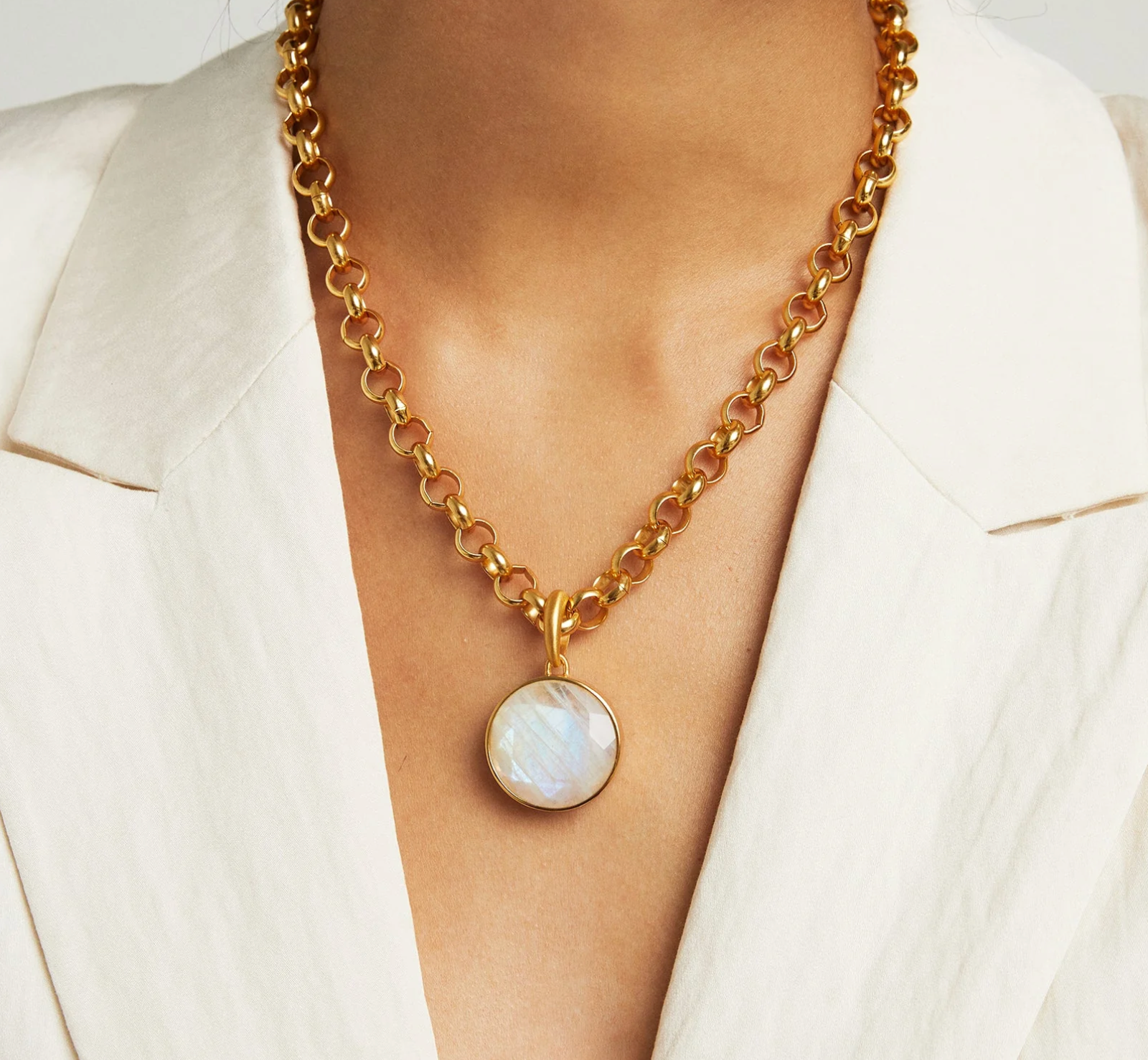 Dean Davidson New Signature Collar Necklace in Moonstone - Big Bag NY 2