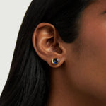 Dean Davidson Signature Midi Knockout Studs in Midnight Blue - Big Bag 
NY