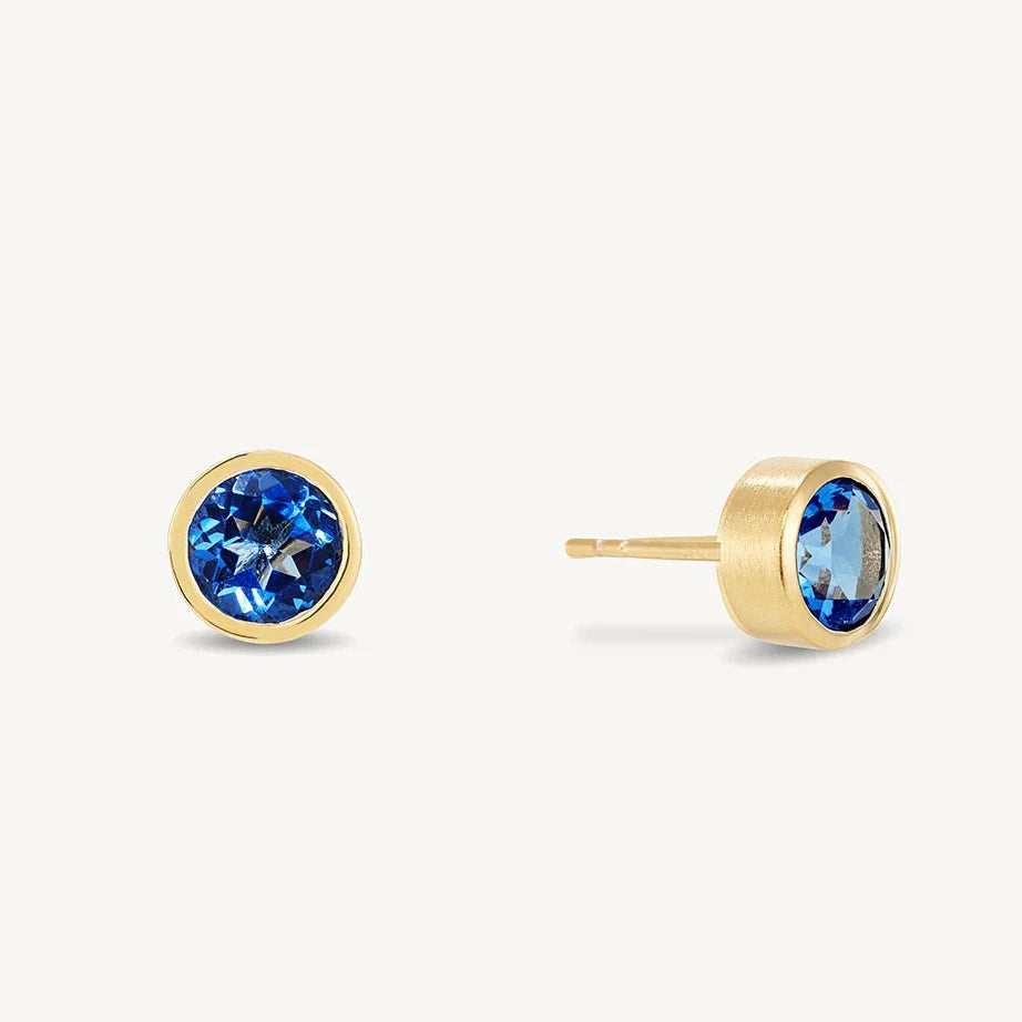 Dean Davidson Signature Midi Knockout Studs in Midnight Blue - Big Bag 
NY
