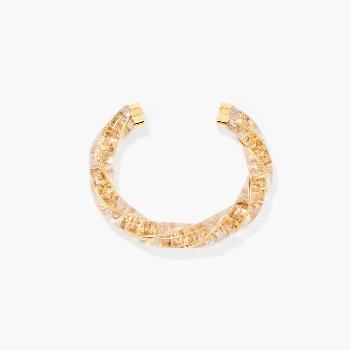 Aurelie Bidermann Diana Bangle Bracelet Gold Feuilles - Big Bag NY