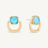 Dean Davidson Monterey Knocker Studs Turquoise Stone - Big Bag NY