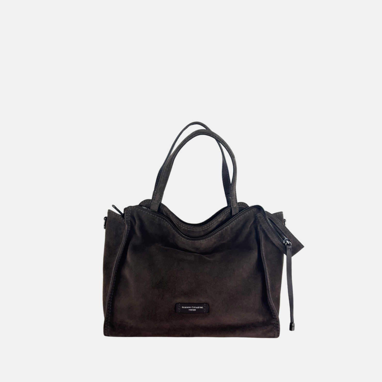 Gianni Chiarini Janis Suede Medium Convertible Tote - Big BAG NY