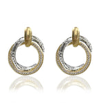 Tat2 Mixed Metal Trinity Earrings - Big Bag NY