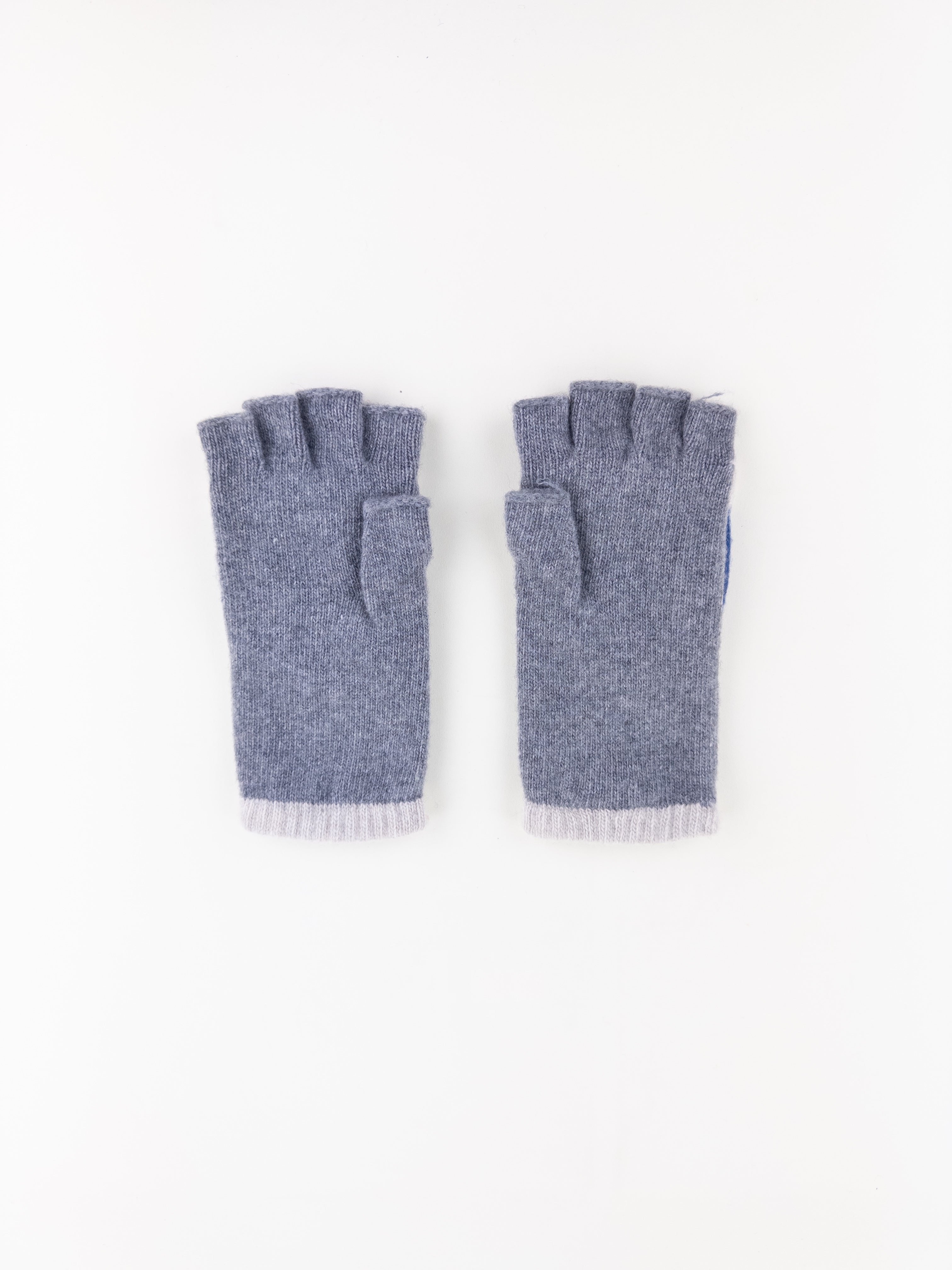 Santacana Short Fingerless Glove with Hood in Grey - Big Bag NY