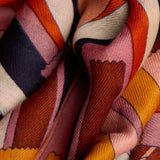 Sirocco Wool Scarf in Orange