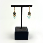 Blue Topaz Teardrop Earrings - Big Bag NY