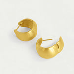 Dean Davidson's Flow Huggie Hoops in Gold - Big Bag NY