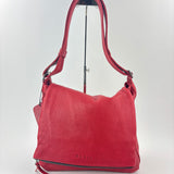 Large Zip Flap pocket Hobo Crossbody Red - Big Bag NY