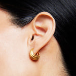 Dean Davidson's Forme Huggie Hoops in Gold - Big Bag NY