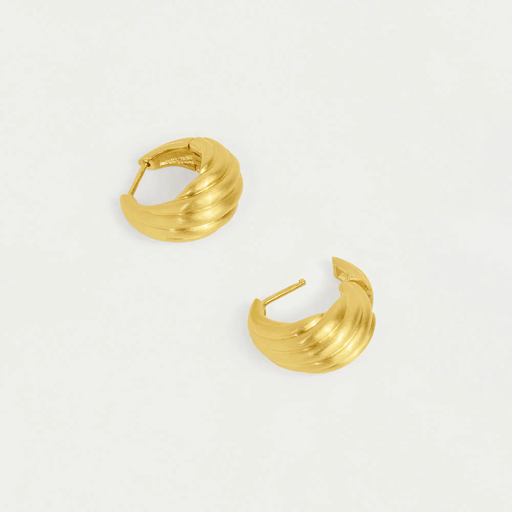 Dean Davidson's Forme Huggie Hoops in Gold - Big Bag NY