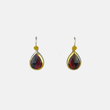 Garnet Drop Earrings