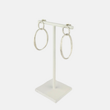 Heather Guidero Carved Double Tapered Oval Medium Post Earrings - Big Bag NY