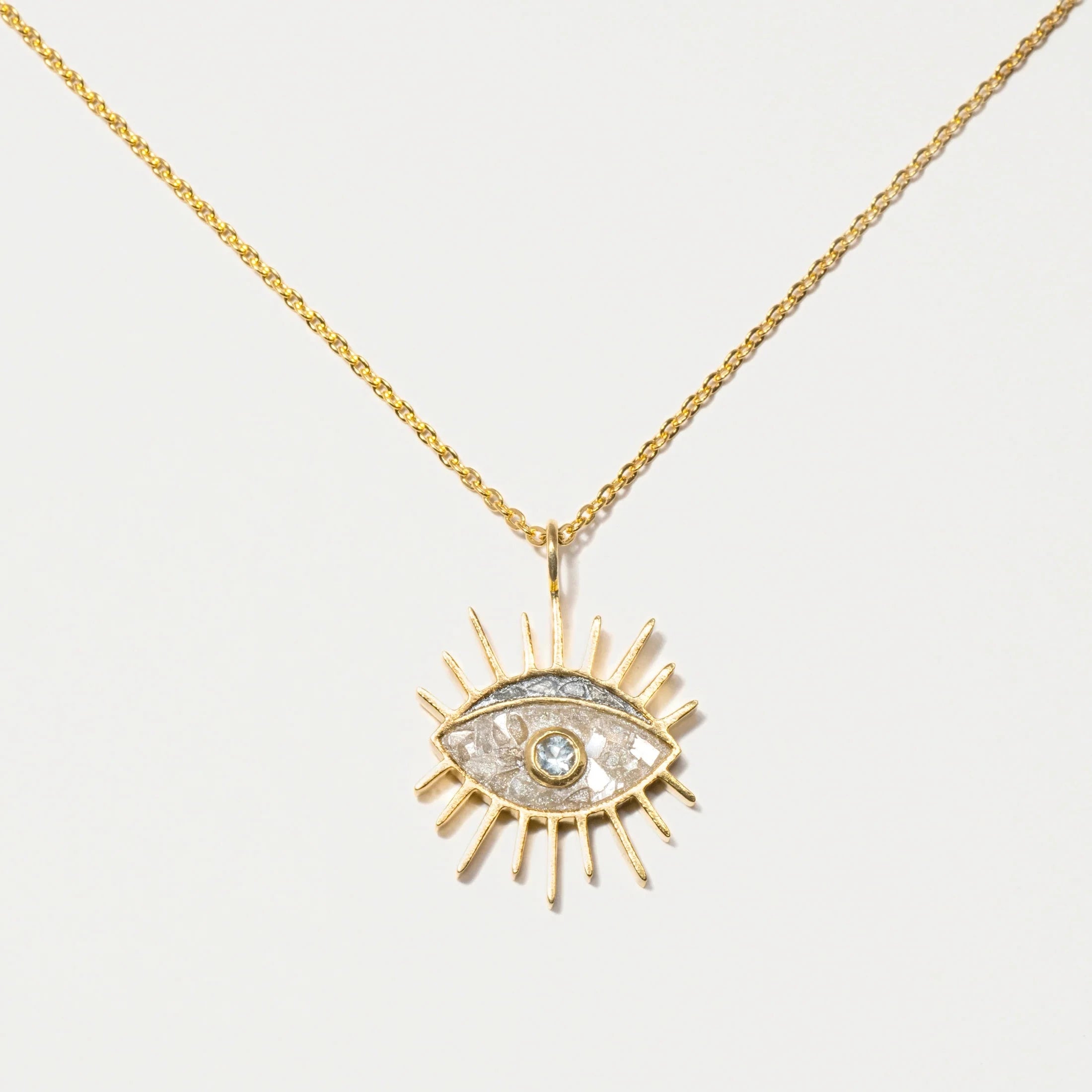 Shana Gulati Evil Eye Pendant Necklace - Big Bag NY