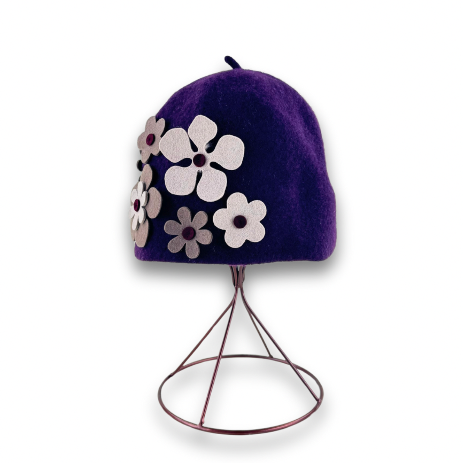 Floral Wool Hat