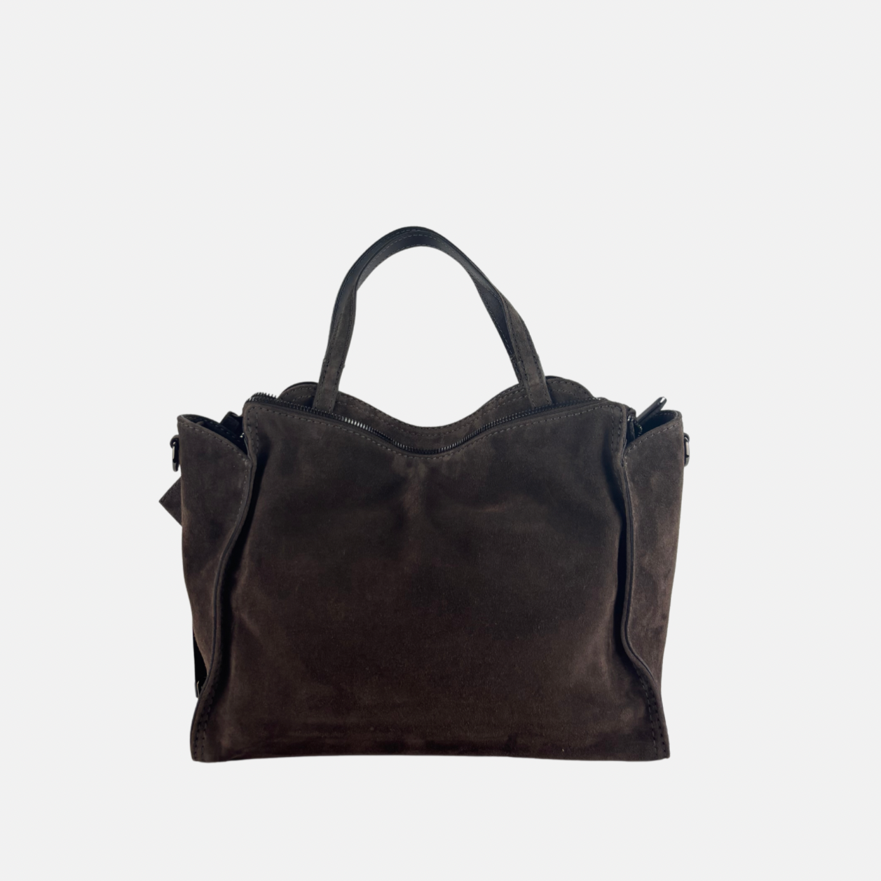 Gianni Chiarini Janis Suede Medium Convertible Tote - Big BAG NY