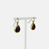 Garnet Drop Earrings
