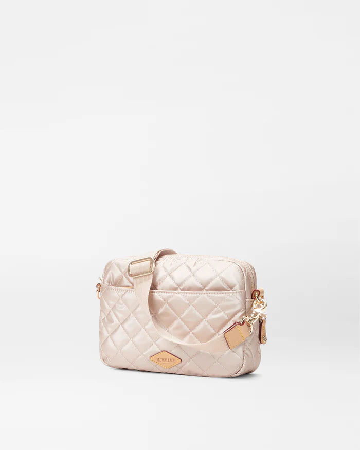 Pale Rose Gold MZ Wallace Small Metro Camera Bag - Big Bag NY