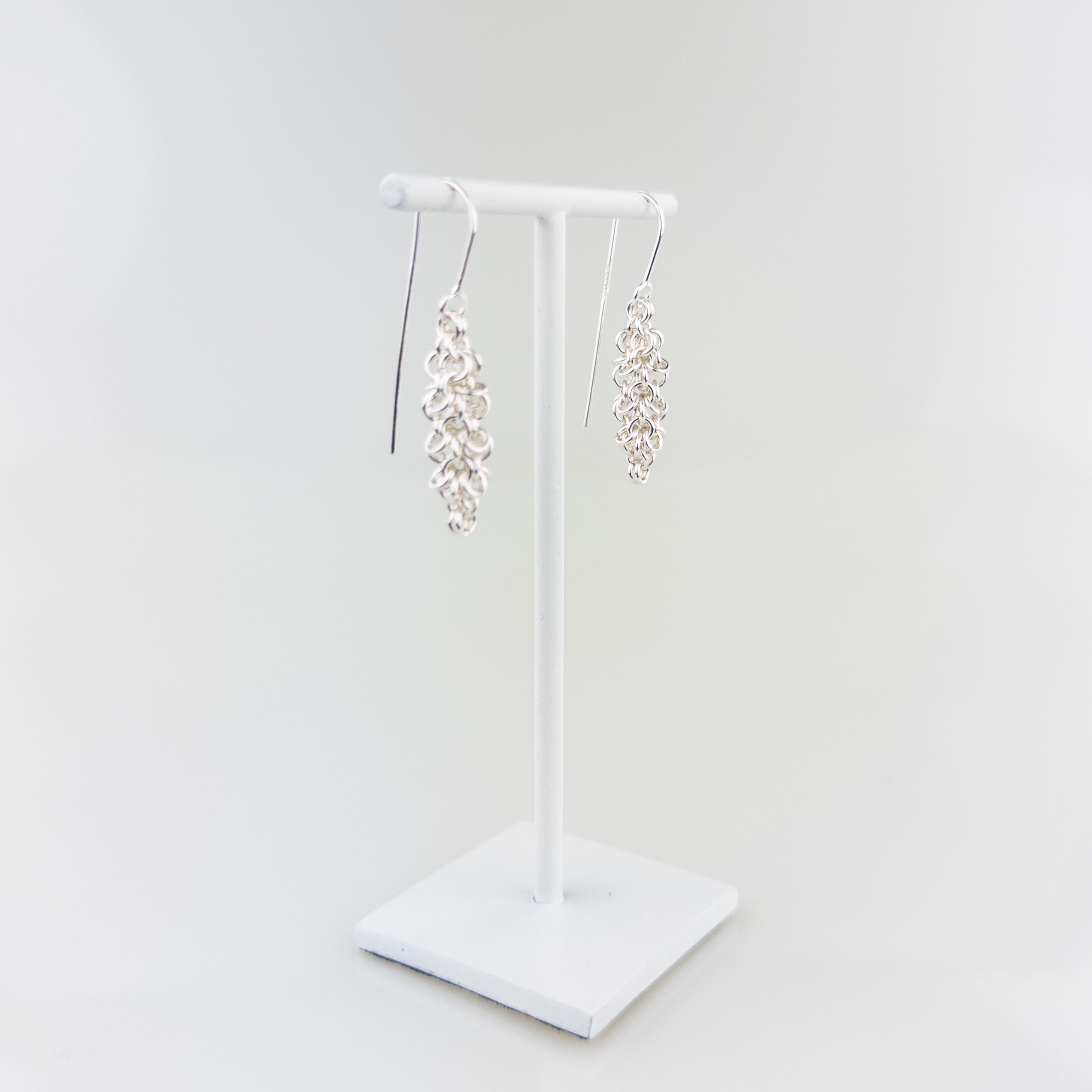 Alison Evans Short Jellyfish Earrings Silver - Big Bag NY