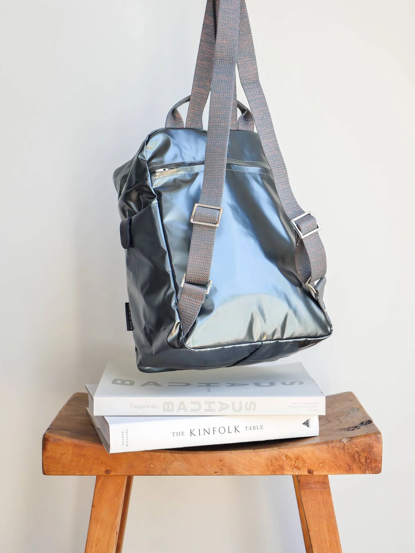 Brontibay Flashback Glam Backpack in Mineral Grey - Big Bag NY