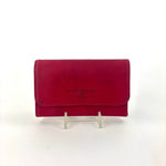 Foldover Coin Purse with Card Inserts Red - Big Bag NY