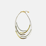 Fotini Golden Arcs Cascade Necklace - Big Bag NY