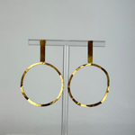 Fotini Large Post Hoops In Gold - Big Bag NY