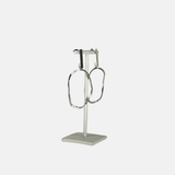 Fotini Large Post Hoops in Silver - Big Bag NY