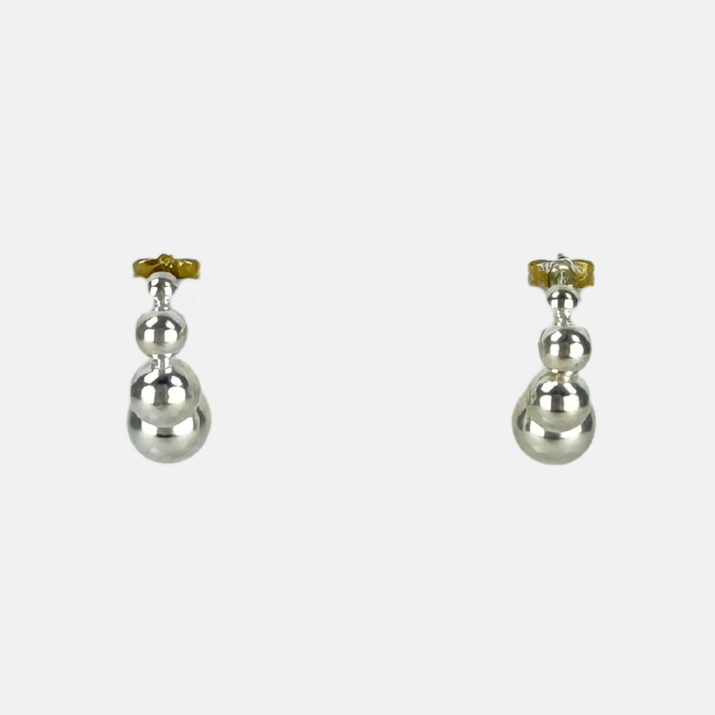 Fotini Spheres Hoop Earrings - Big Bag NY