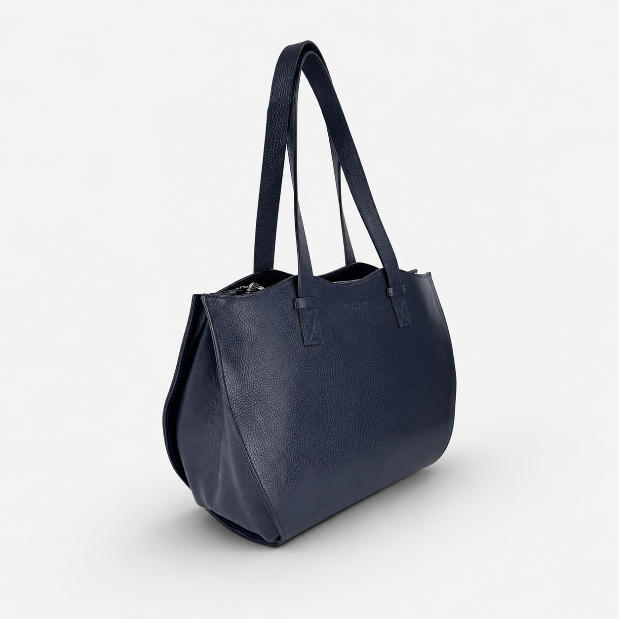 Frederic Blue Leather Tote - Big Bag NY
