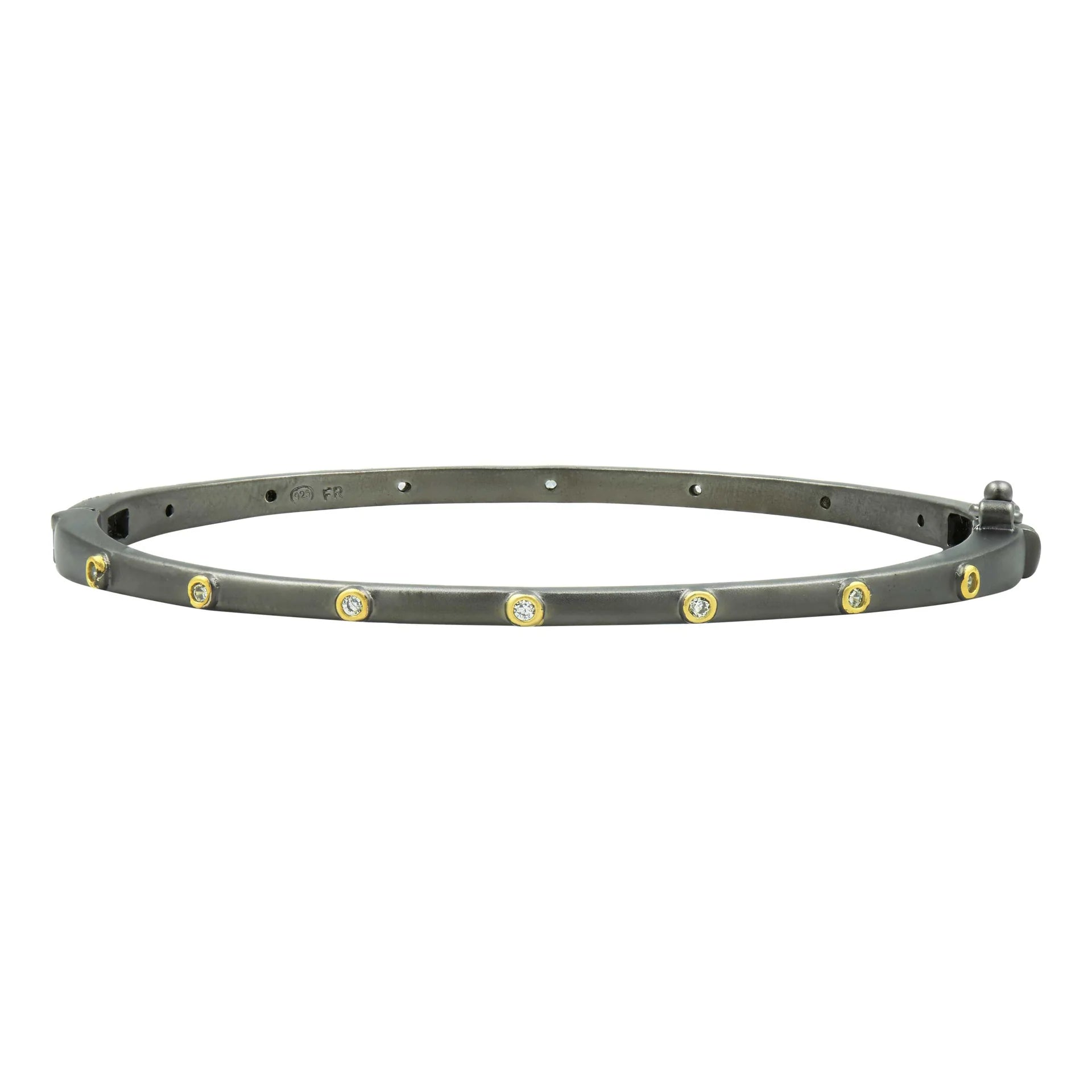 Freida Rothman Thin Bezel Stacking Bangle - Big Bag NY
