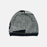 Fuga Fuga Hand Embroidered Knitted Cap in Gray - Big Bag NY