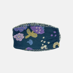 Fuga Fuga Hand Embroidered Knitted Head Band in Black - Big Bag NY