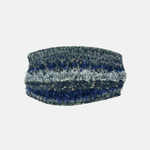 Fuga Fuga Hand Embroidered Knitted Head Band in Black - Big Bag NY