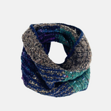 Fuga Fuga Hand Knit Snood in Blue - Big Bag NY
