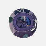 Fuga Fuga Knitted Beret in Purple - Big Bag NY