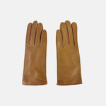 Gala Basic Soft Leather Gloves with Cashmere Lining in Alpaca - Big Bag NY