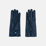 Gala Basic Soft Leather Gloves with Cashmere Lining in Navy - Big Bag NY