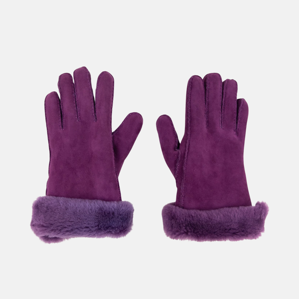 Gala Shearling Glove Suede Finish in Samurai - Big Bag NY