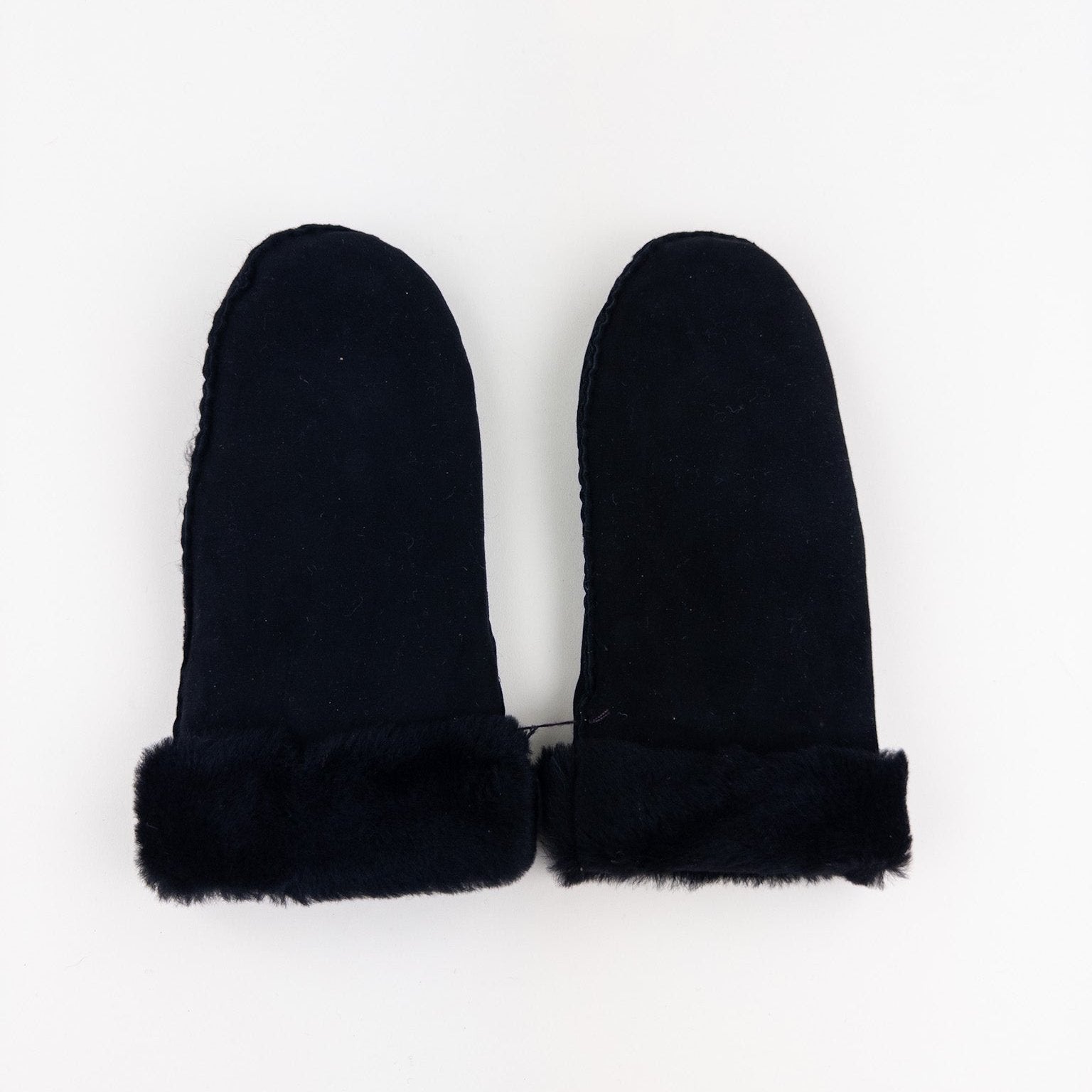 Gala Shearling Mitten in Black - Big Bag NY