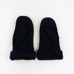Gala Shearling Mitten in Black - Big Bag NY