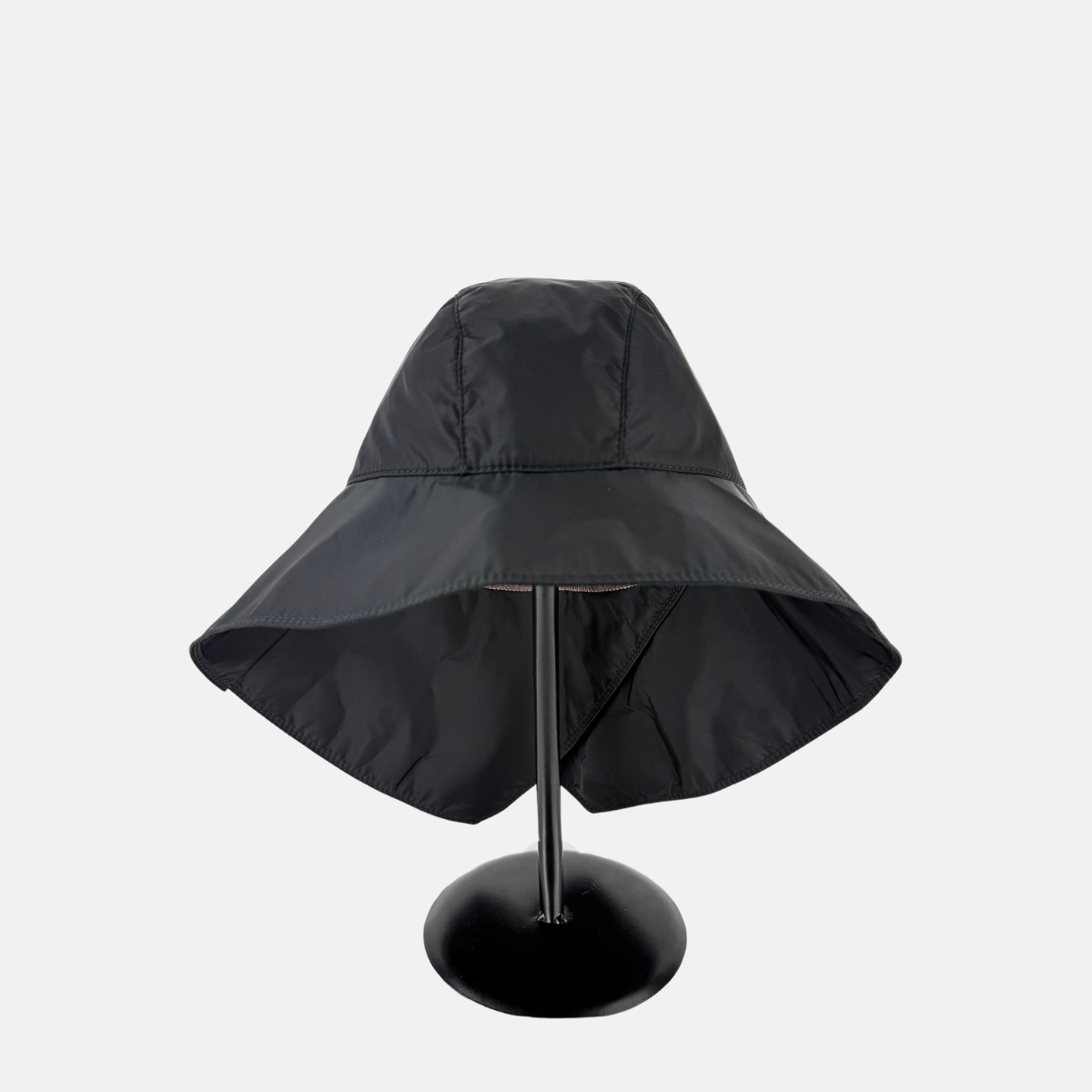 Gi'n'Gi Black Nylon Rain Hat-Big Bag NY