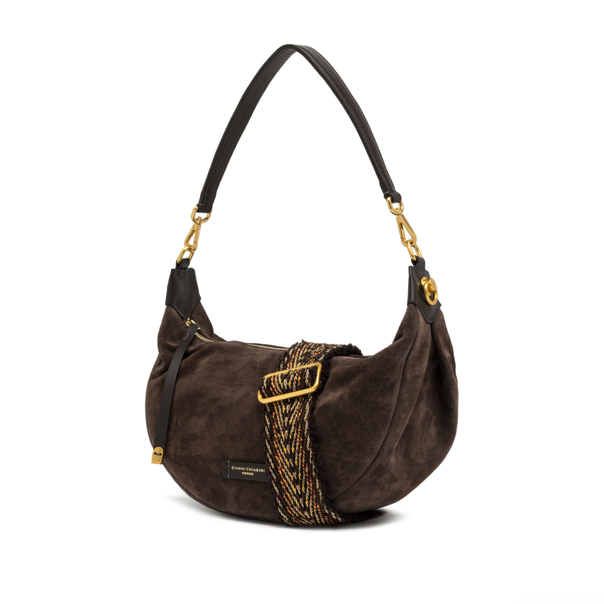 Gianni Chiarini Aisha Leather Bag - Moka - Big Bag NY
