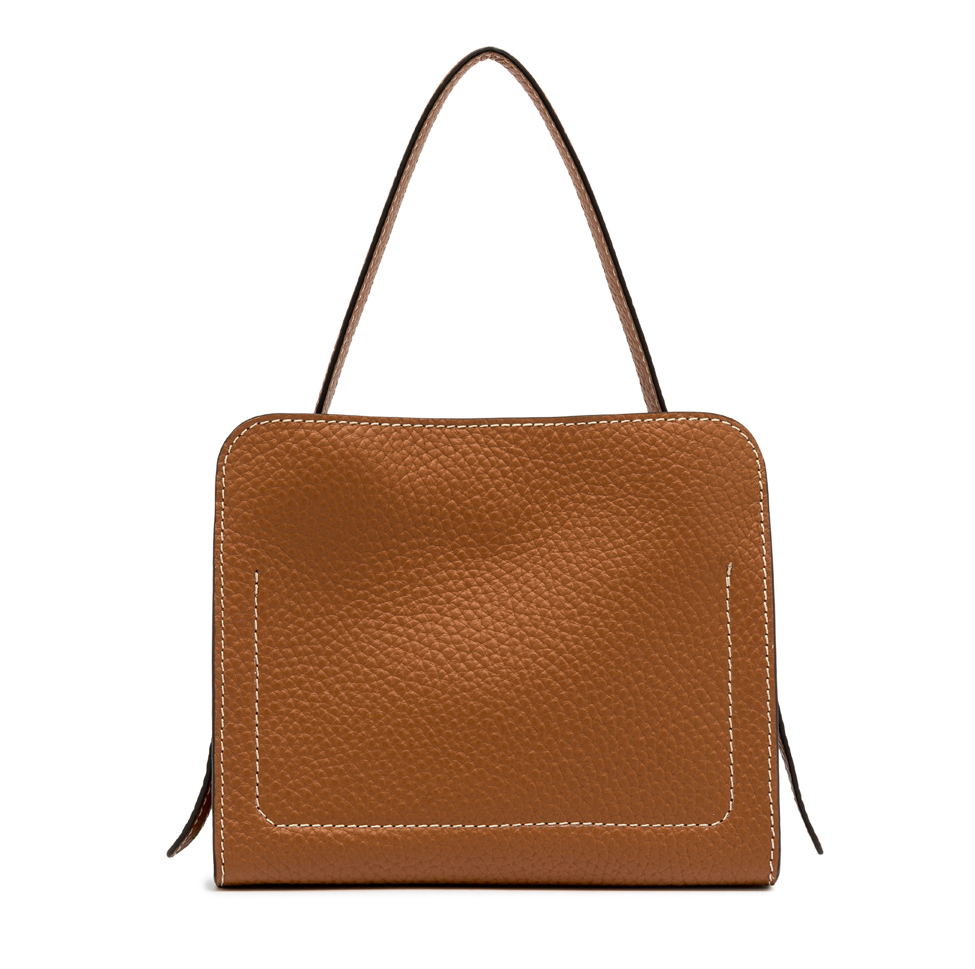 Gianni Chiarini Asia Leather Mini Tote with Drawstring Insert - Big Bag NY 