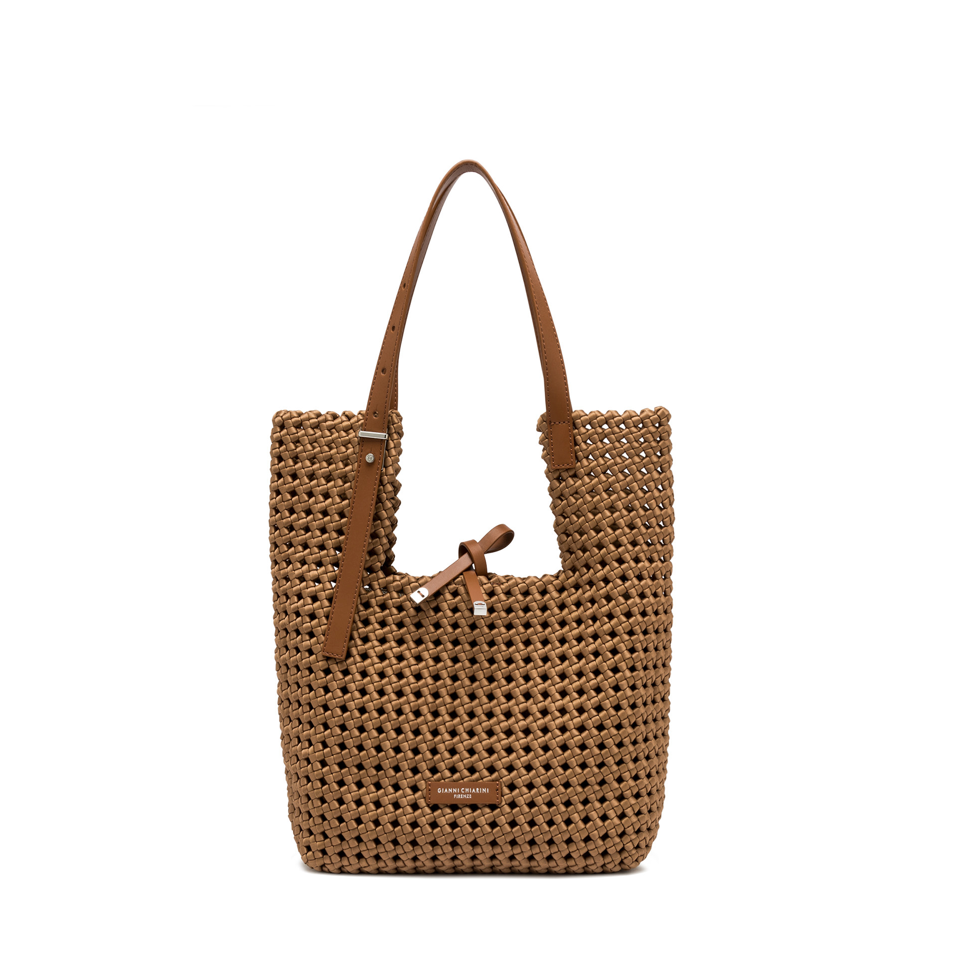 Gianni Chiarini Ava Woven Bucket Tote - Big Bag NY
