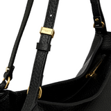 Gianni Chiarini Bloom Large Leather Bag - Black- Big Bag NY