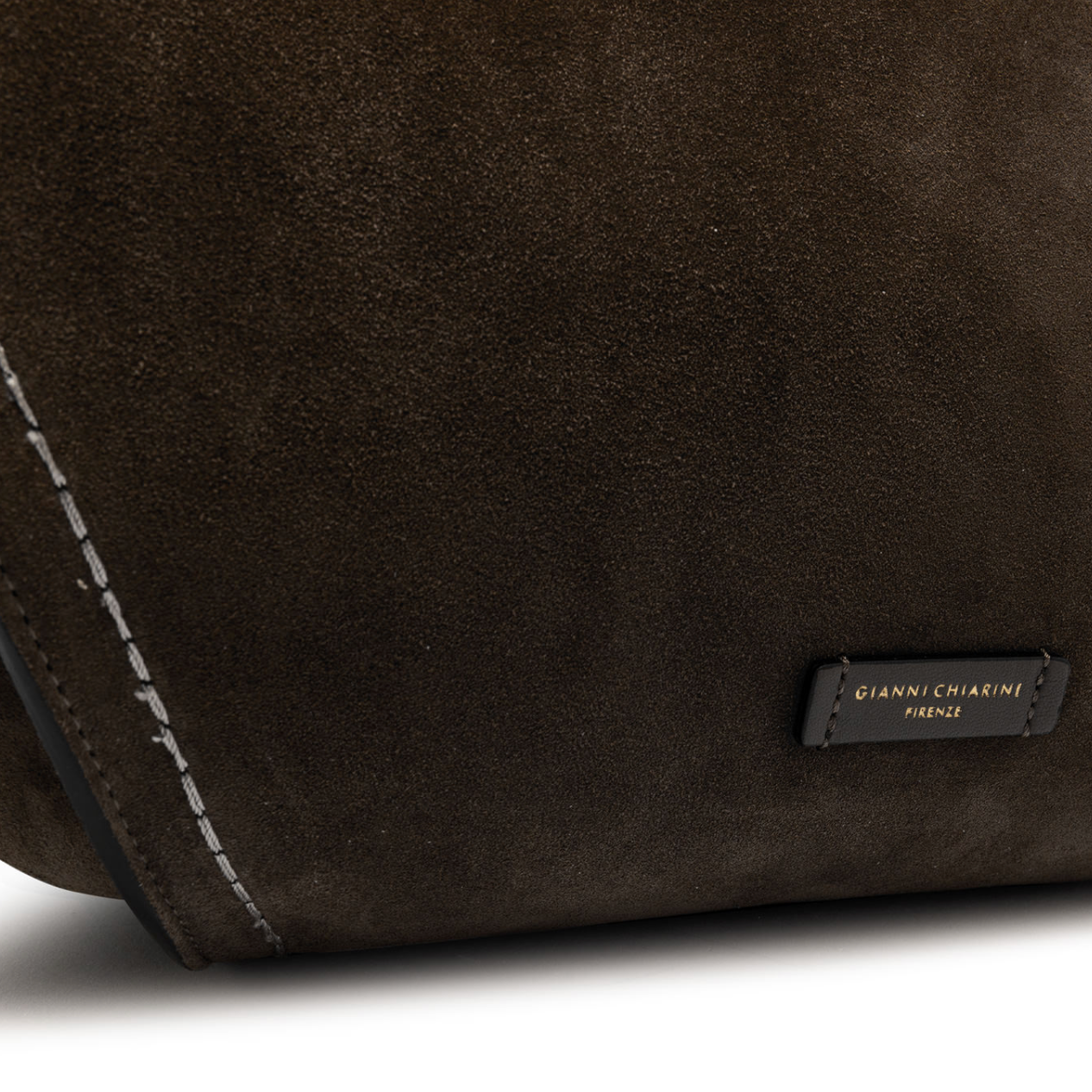 Gianni Chiarini Bloom Large Leather Bag - Moka- Big Bag NY
