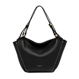 Gianni Chiarini Bloom Leather Bag - Black- Big Bag NY