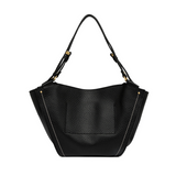 Gianni Chiarini Bloom Leather Bag - Black- Big Bag NY