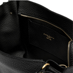 Gianni Chiarini Bloom Leather Bag - Black- Big Bag NY