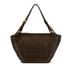 Gianni Chiarini Bloom Medium Leather Bag - Moka- Big Bag NY